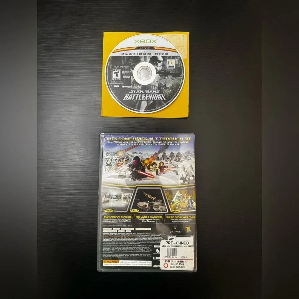 LEGO Star Wars Complete Saga Xbox 360 & Star Wars Battlefront for Xbox